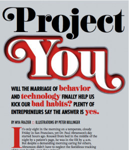 Project You Article in Delta Sky Magazine